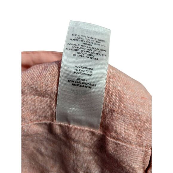 Aritzia Wilfred wander organic linen crop blouse Medium - Picture 4 of 6